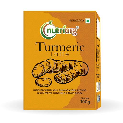 Turmeric Latte | Natural & Healthy | Ayurvedic | Ashwagandha Mix | Golden Milk | Immunity Booster | Haldi Doodh Mix | 100g