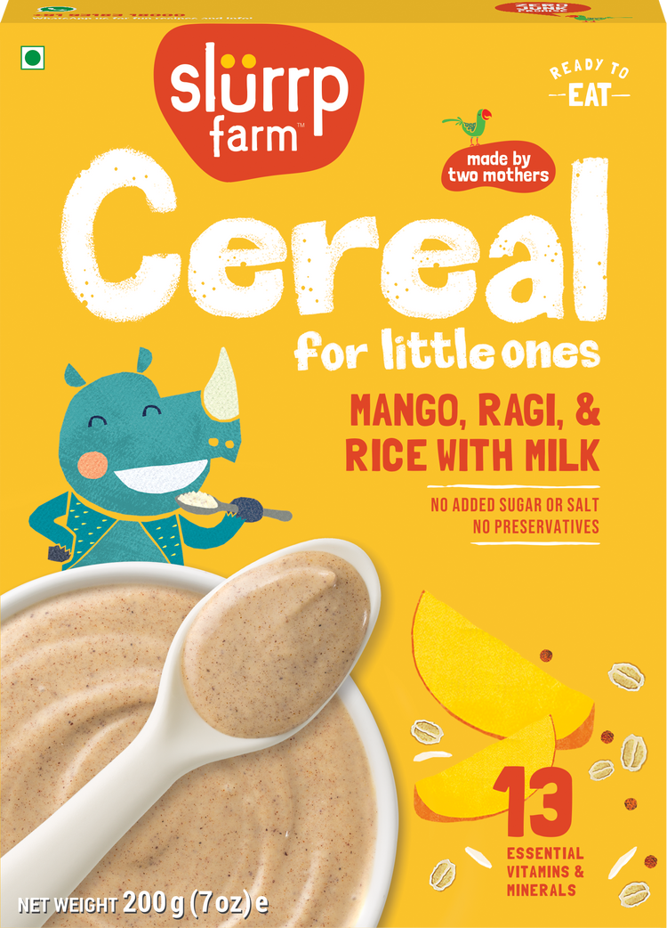 Mango, Ragi & Rice Cereal