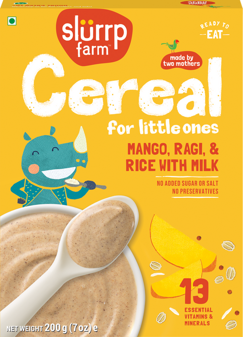 Mango, Ragi & Rice Cereal