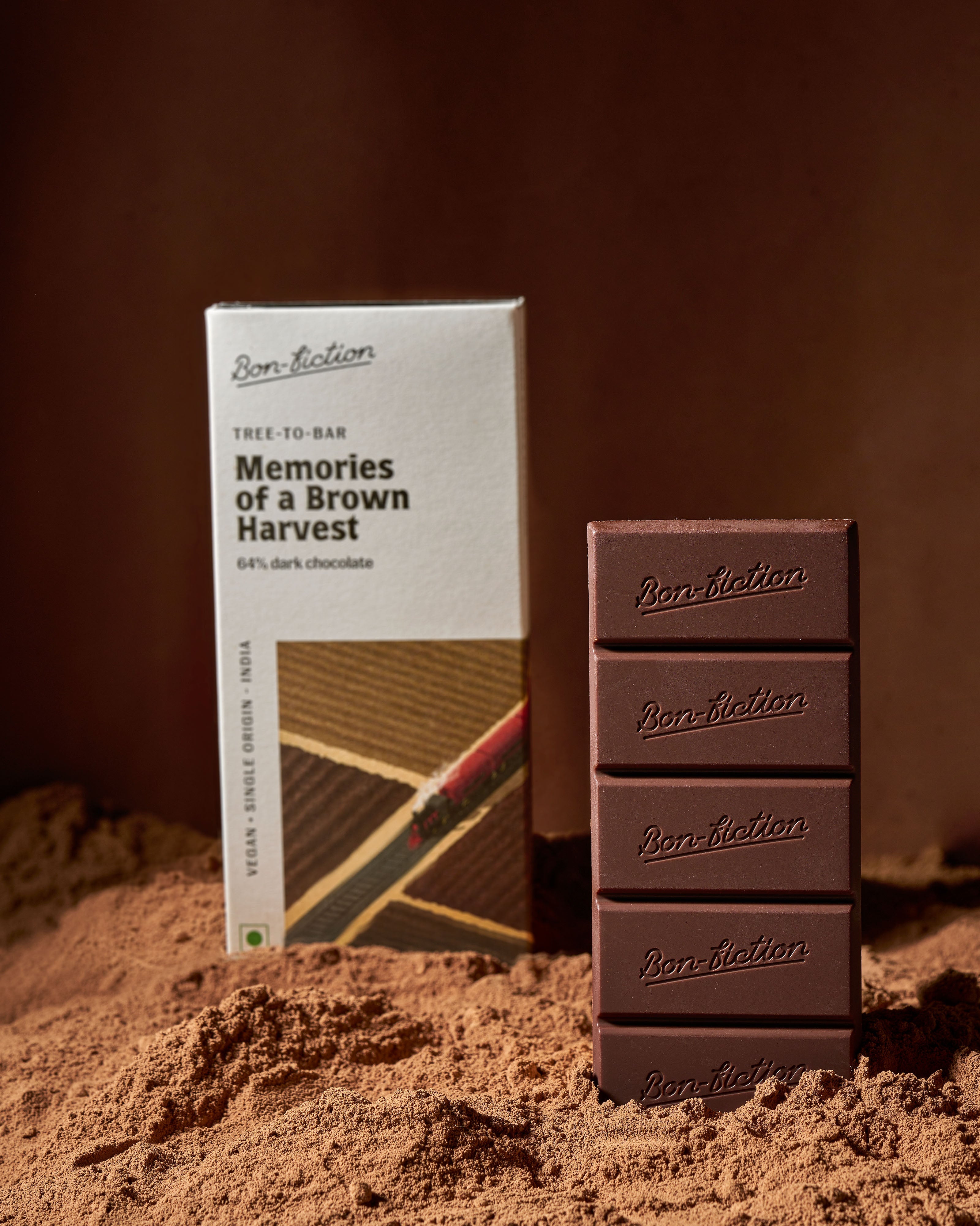 Memories Of A Brown Harvest- 64% Dark Chocolate - Dairy Free - Gluten Free