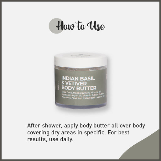 Indian Basil & Vetiver Body Butter