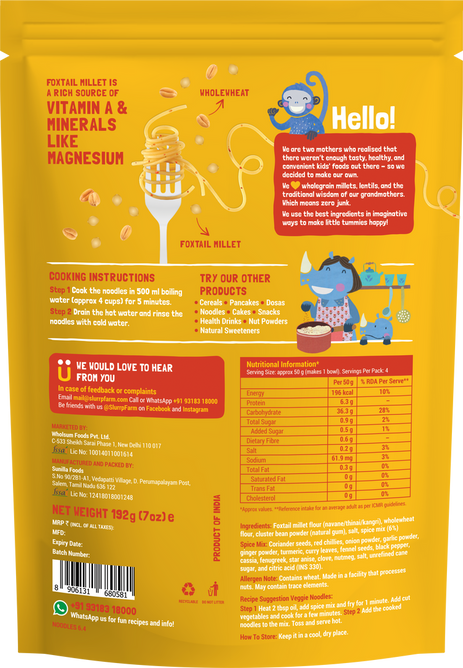 Foxtail Millet Noodles