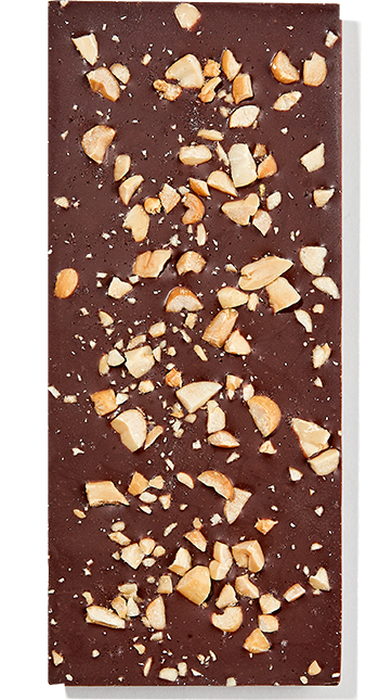 Of Open Roads And Peanut Hills - 64% Peanut Dark Chocolate - Dairy Free - Gluten Free