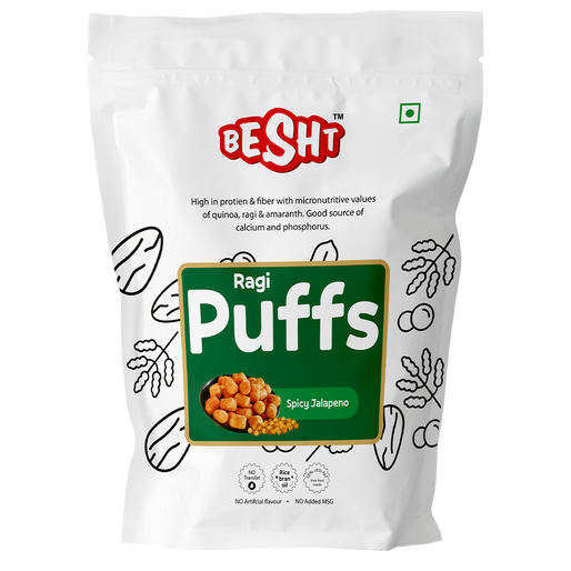 Jalapeno Ragi Puff - Pack of 3