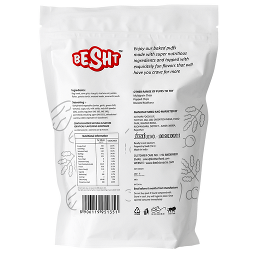 Jalapeno Ragi Puff - Pack of 3