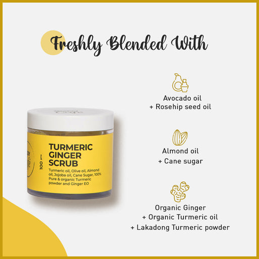 Turmeric Ginger Face & Body Scrub