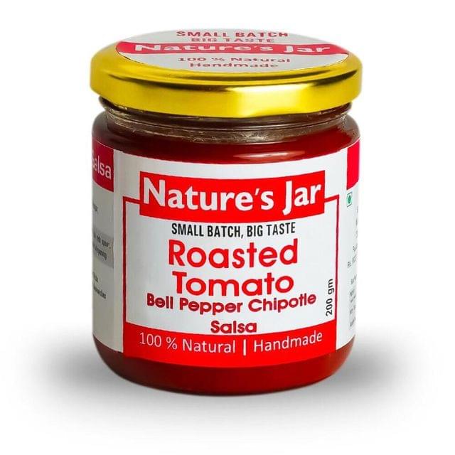 Roasted Tomato Bell Pepper Chipotle Salsa