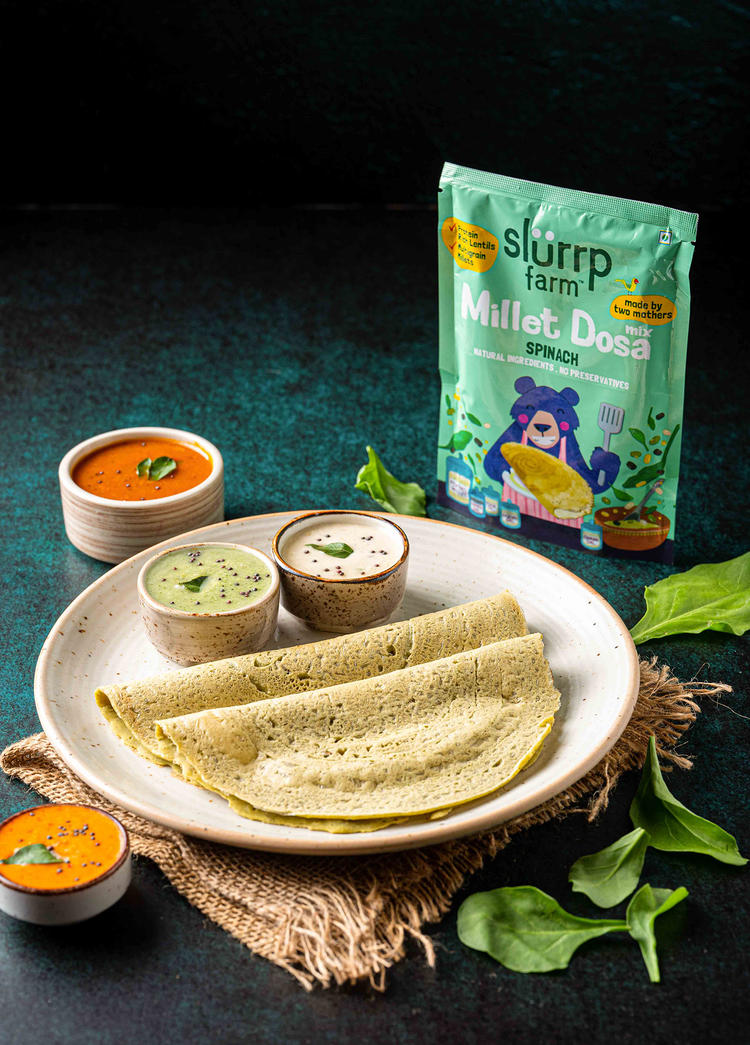 Spinach Multigrain Millet Dosa Mix