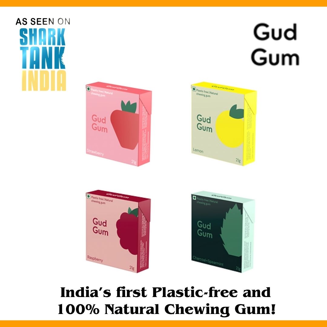 Gud Gum - Share Pack - 4 pack per flavour (Each pack contains 15 pellets)