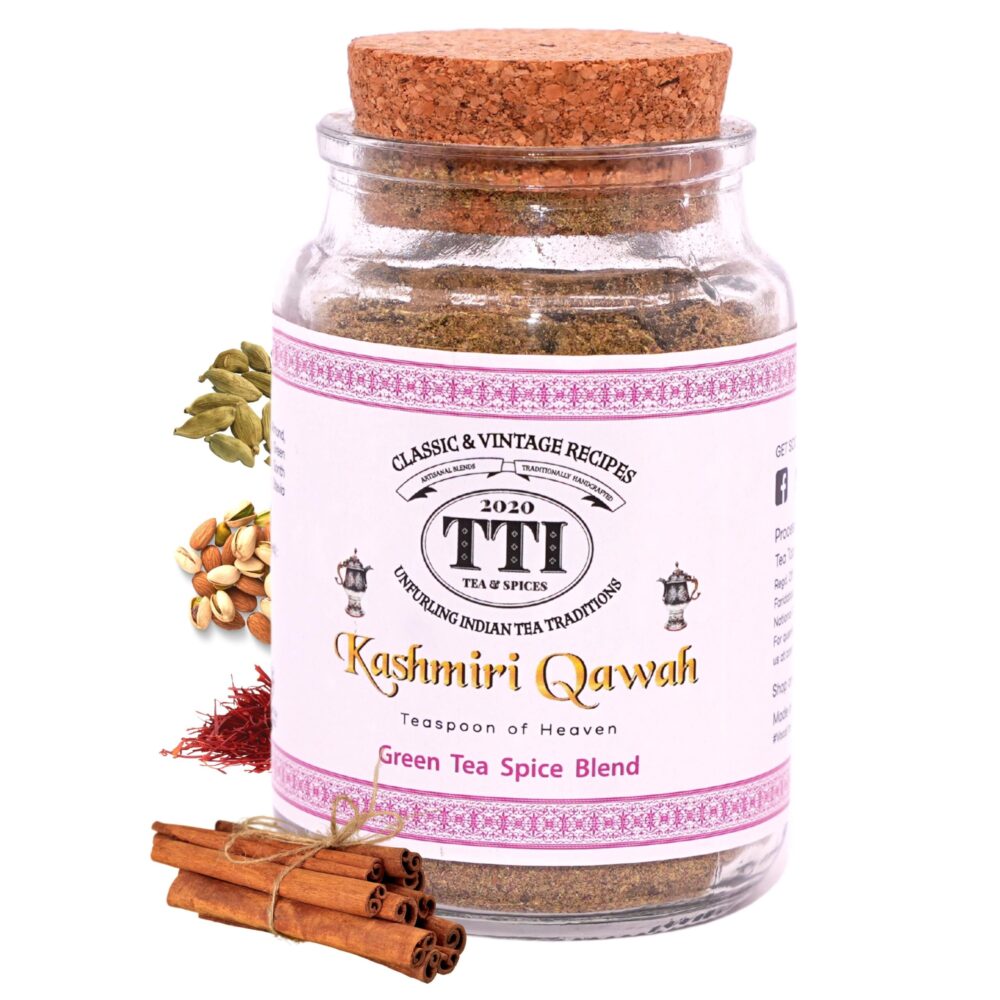 Traditional Kashmiri Qawah (Kahwa) – Spiced Green Tea Blend