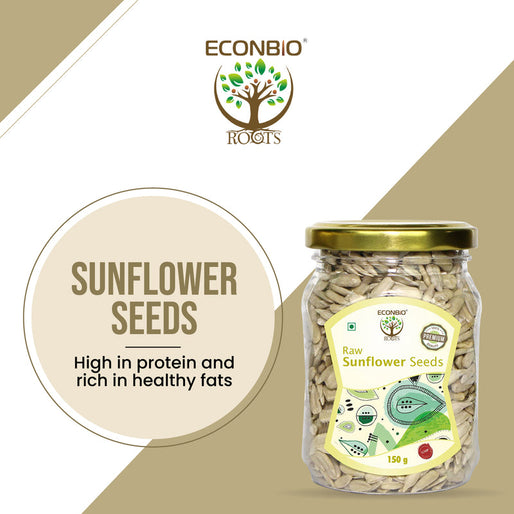 100% Natural Raw Sunflower Seeds 150g (Pack of 2)