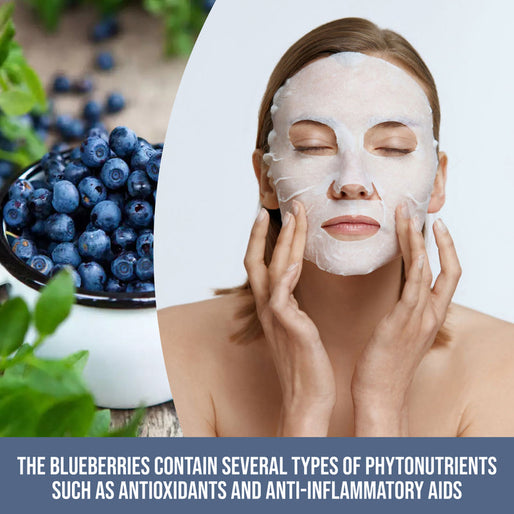 Blueberry Facial Sheet Mask, 23ml