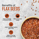 Organic Raw Flax Seeds, 200g