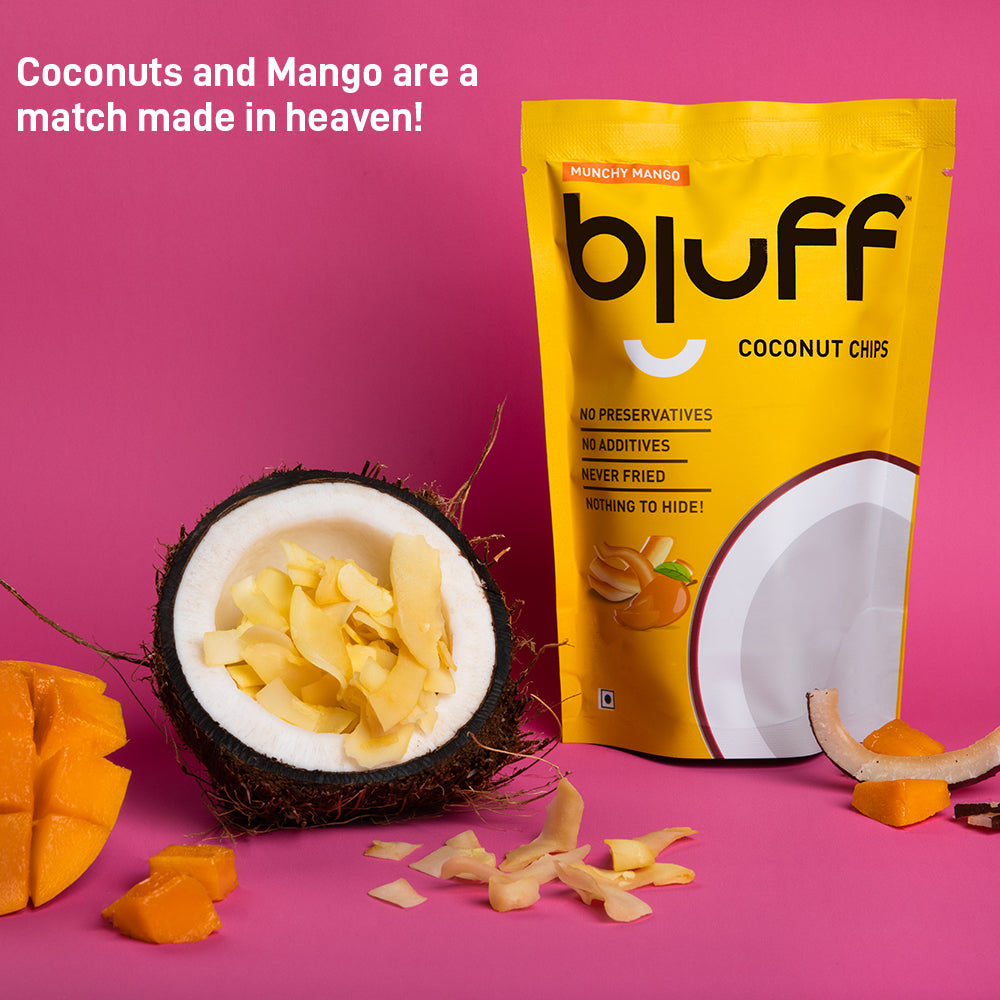 Coconut Chips - Munchy Mango -  Gluten Free, Vegan