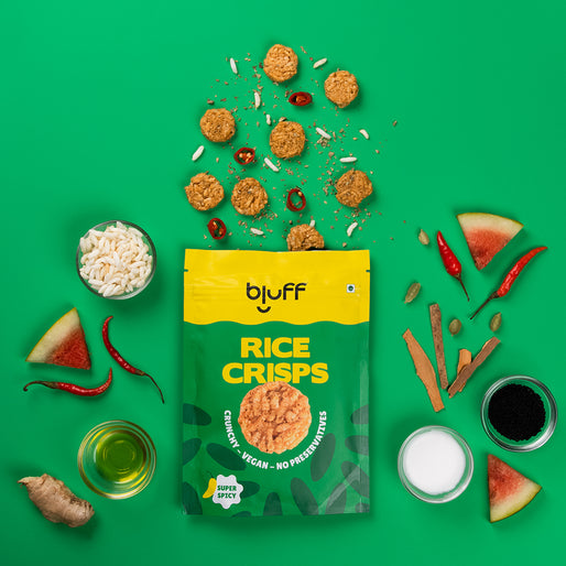 Rice Crisps - Super Spicy -  Gluten Free, Vegan