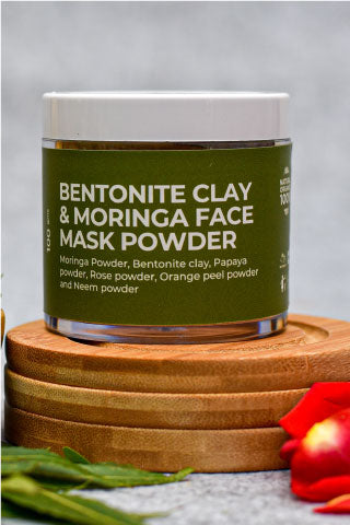 Moringa, Neem & Bentonite Clay Face Pack Powder
