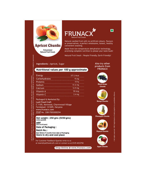 Apricot Chunks  - Fast Fruit Snack