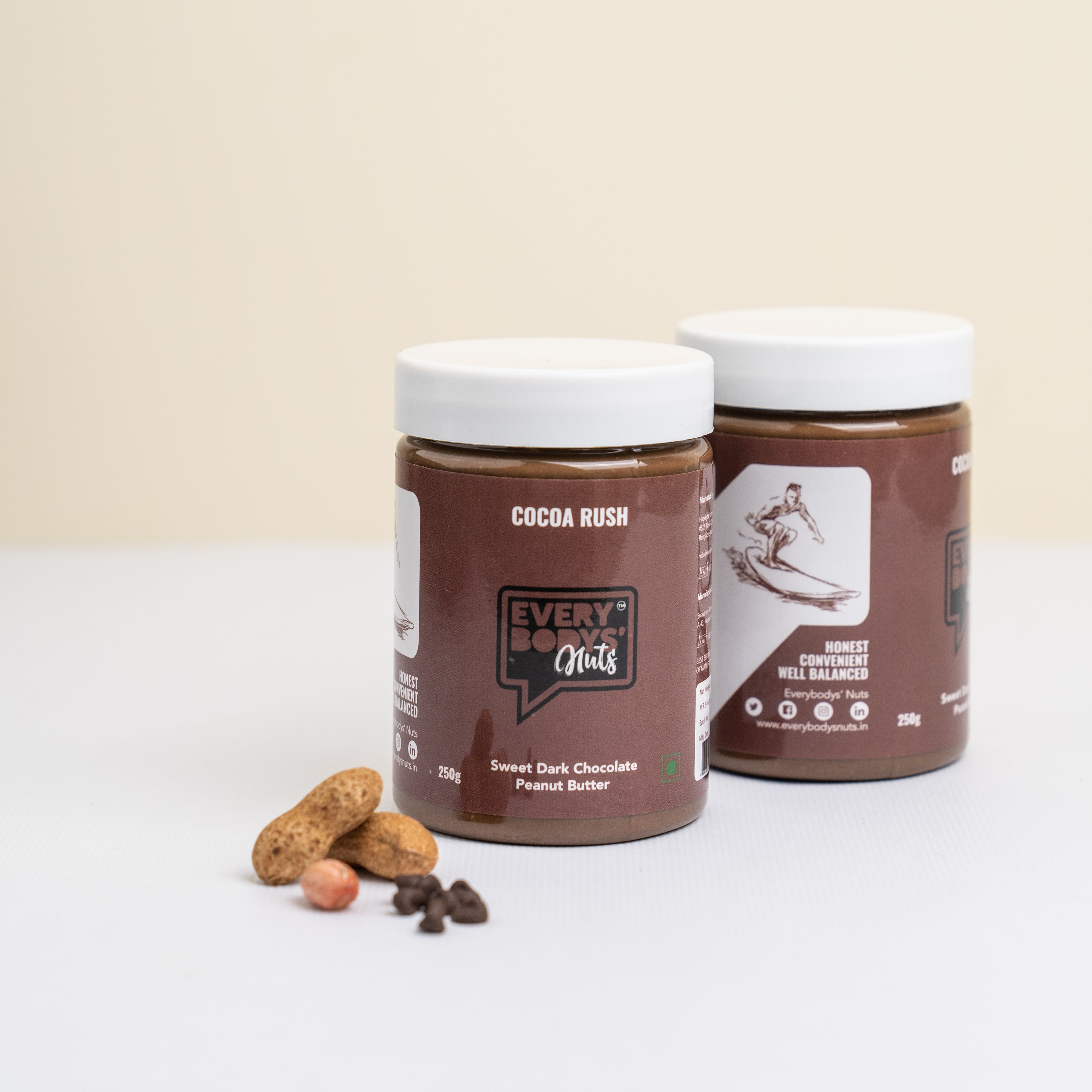 Cocoa Rush (Sweet Dark Chocolate Peanut Butter) (250g)