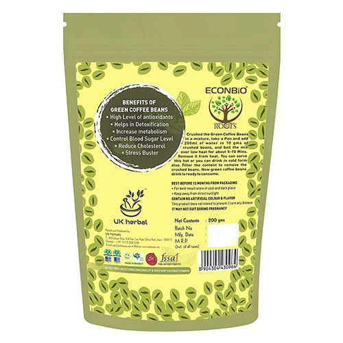 Green Coffee Beans | Natural Immunity Booster | Weight Loss Management | 200g