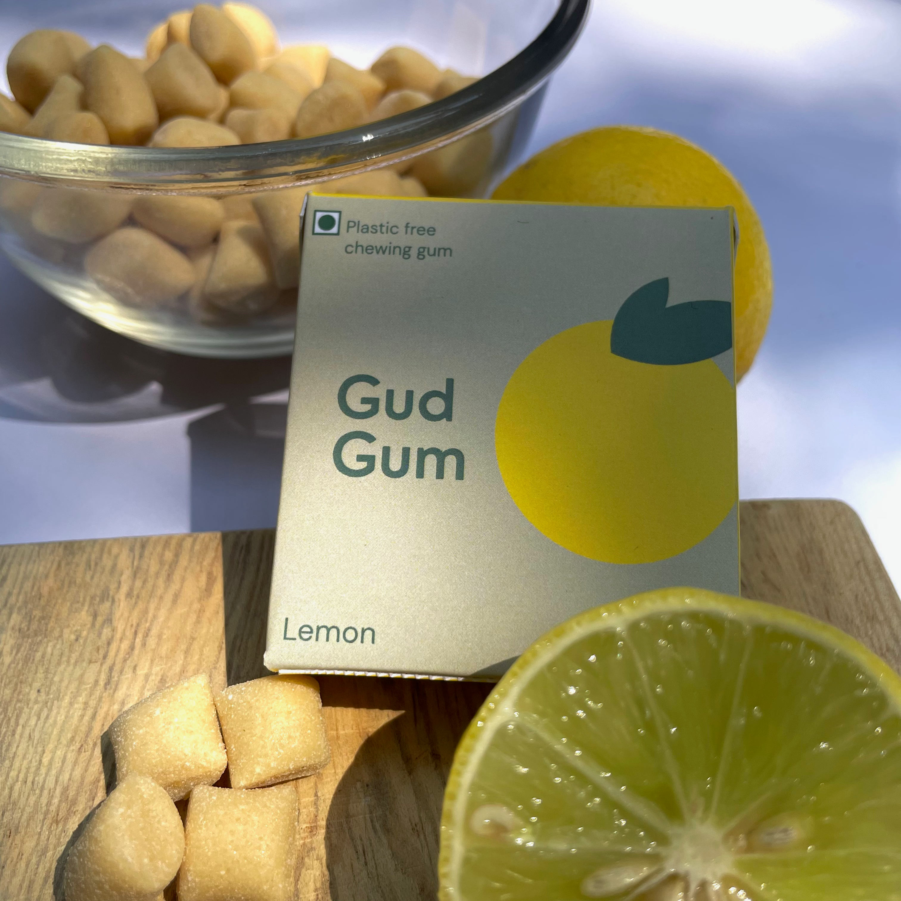 Lemon Gum- Pack of 2 (15 pieces per pack)