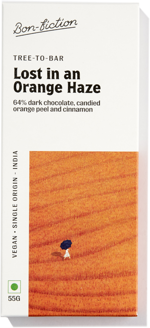 Lost In An Orange Haze - 64% Orange Cinnamon Dark Chocolate - Gluten Free