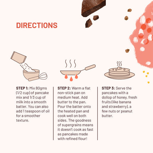 Chocolate Millet Pancake Mix - Gluten Free