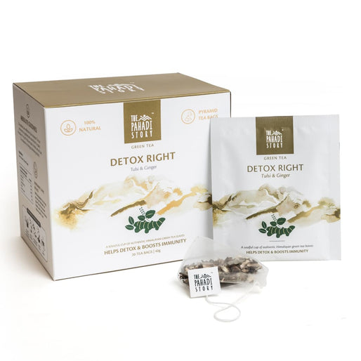 Detox Right - Tulsi & Ginger Green Tea