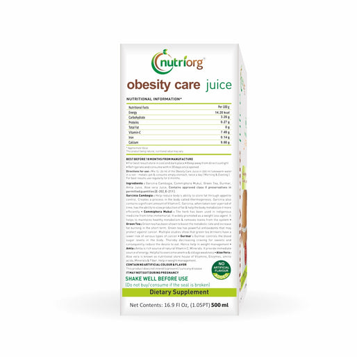 Nutriorg Diabetic Care Juice 500ml