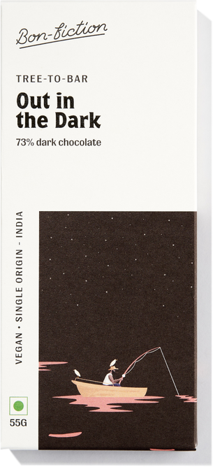 Out In The Dark- 73% Dark Chocolate - Dairy Free - Gluten Free