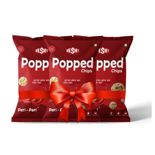 Peri Peri Popped Chips - Pack of 3