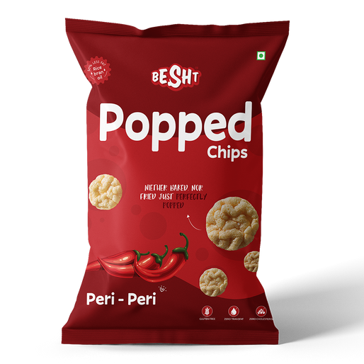 Peri Peri Popped Chips - Pack of 3