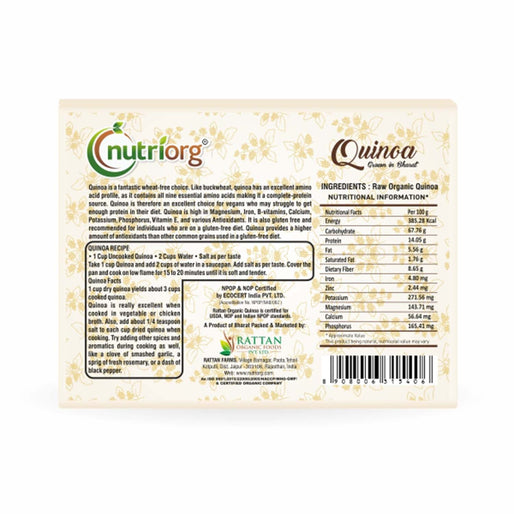 Nutriorg Organic Quinoa 250g