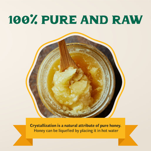 Raw Multi Floral Honey - 350 gms