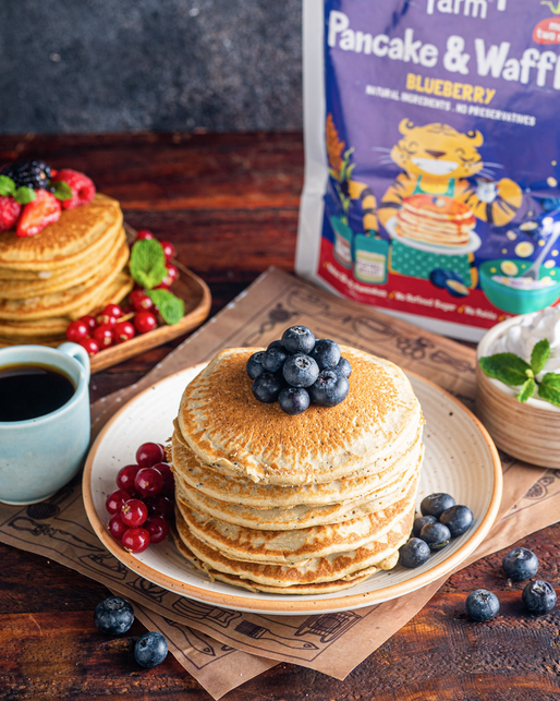 Blueberry Millet Pancake