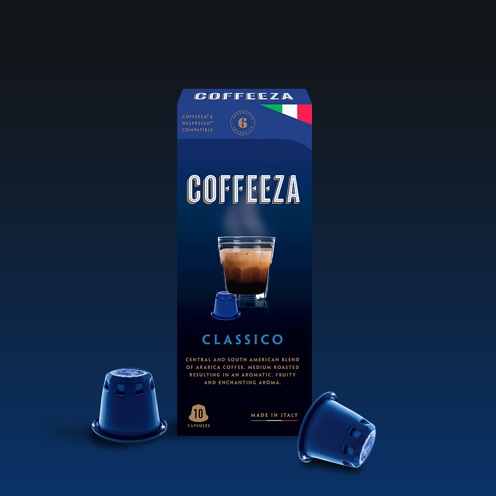 Coffeeza Classico Coffee Capsules, Nespresso Compatible