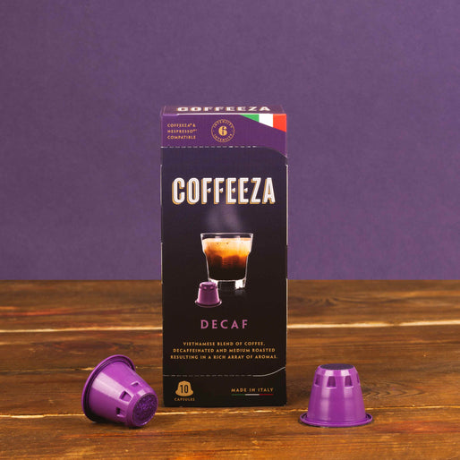 Coffeeza Decaf Coffee Capsules, Nespresso Compatible