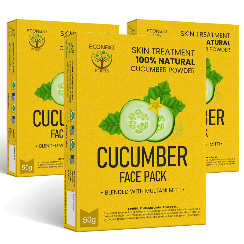 100% Natural Cucumber Face Pack 50g